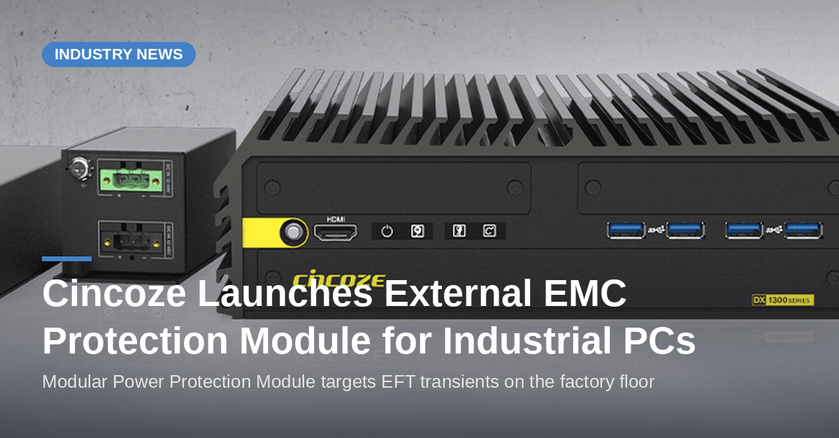 Cincoze new EMC module